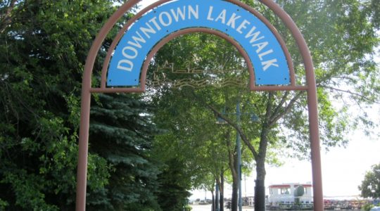 The entrance in Canal Park