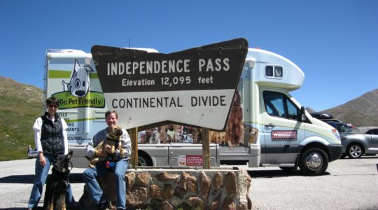 Independence Pass on Continental Divide