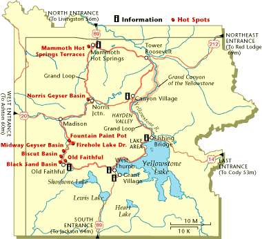 Yellowstone Park Map