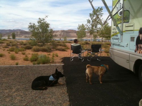 Camping at Lake Powell