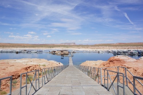 Walkway to the Restaurant at Antelope Marina