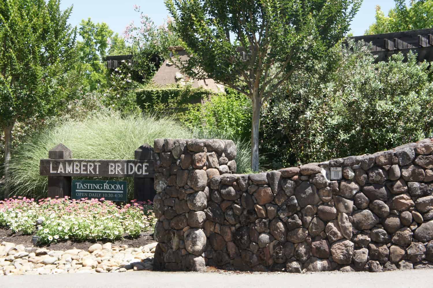 Dog Friendly Wineries in Sonoma - Lambert Bridge Tasting Room