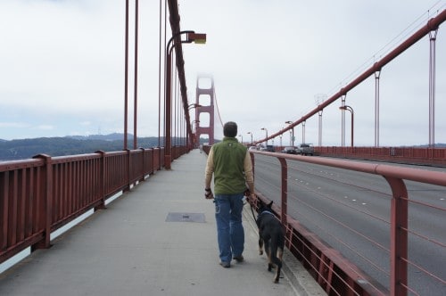 Rod and Buster on Bridge