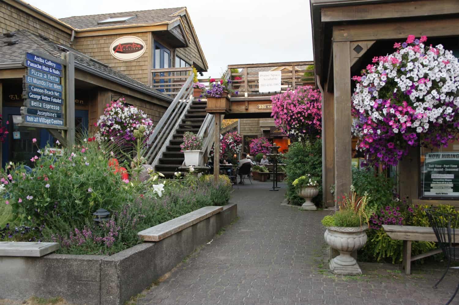 Shops on Hawthorne Street - Cannon Beach, Oregon