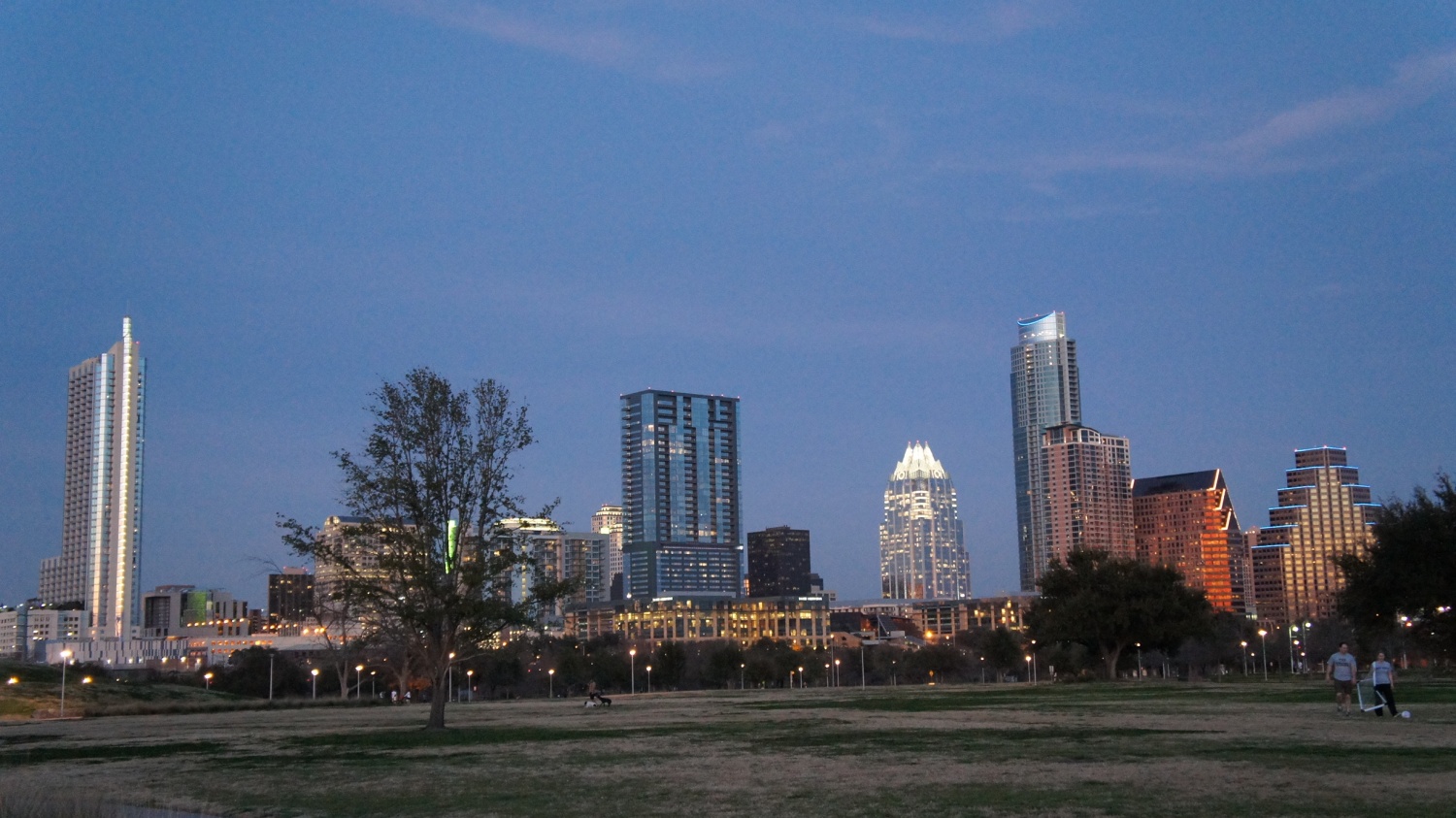 Austin, Texas skyline at dusk