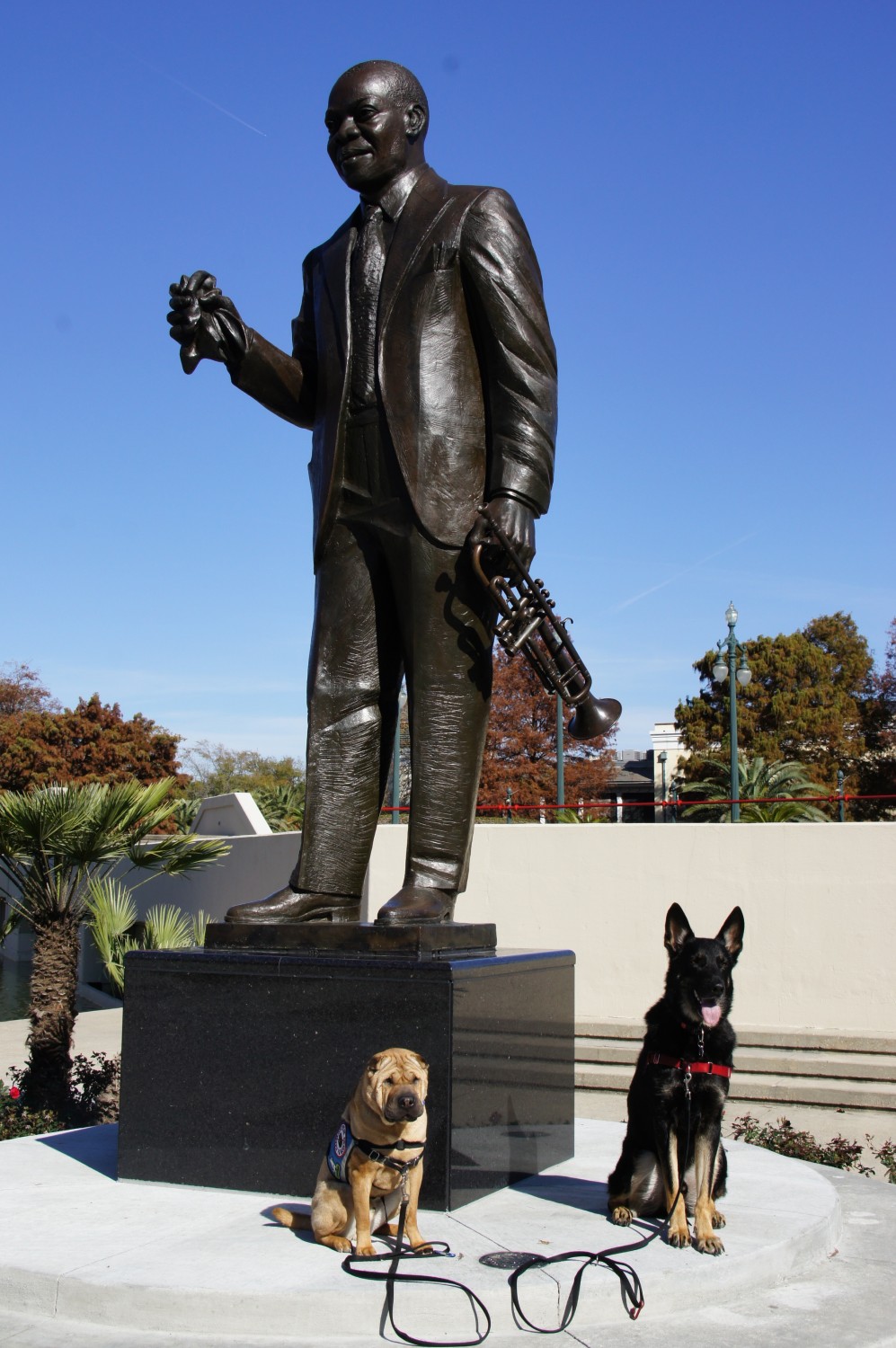 Buster and Ty with Louis Armstrong