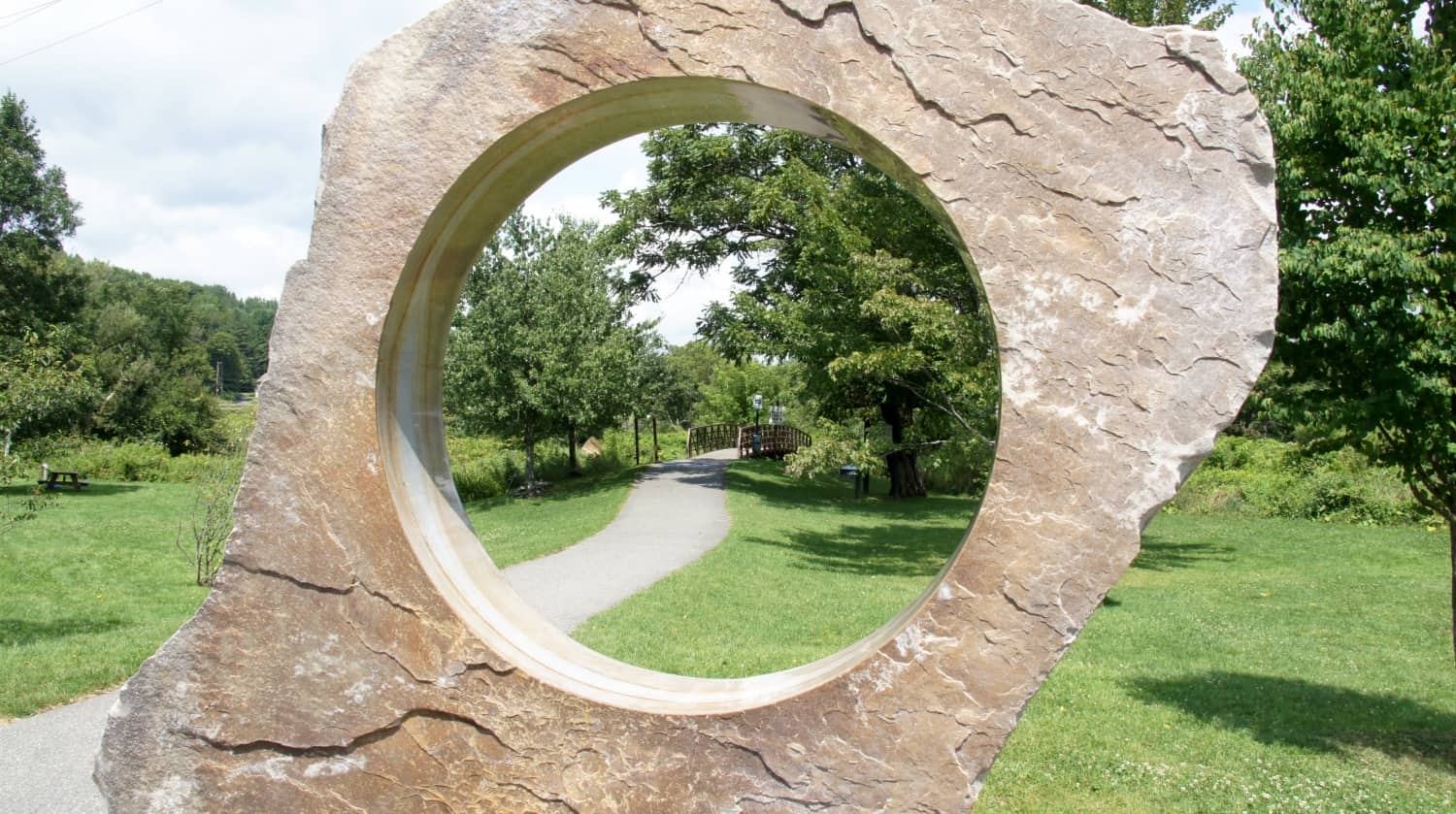 Sculpture on the Pet Friendly Bike Path - Stowe, VT