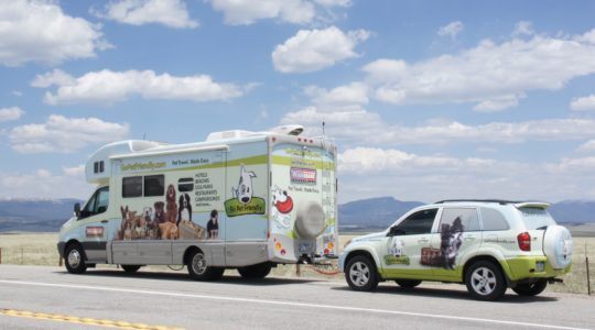 Winnebago View and RAV4