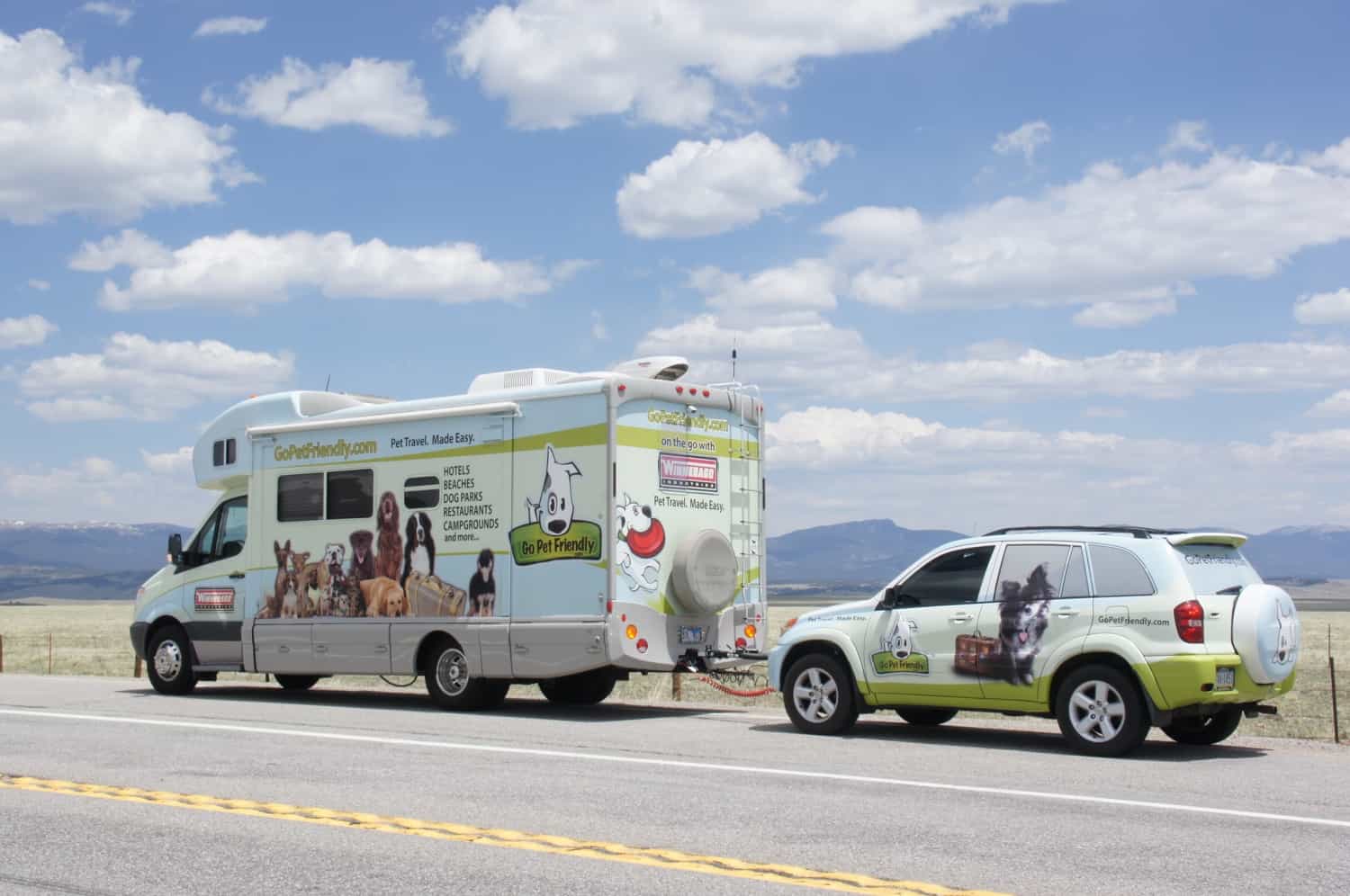 Winnebago View and RAV4