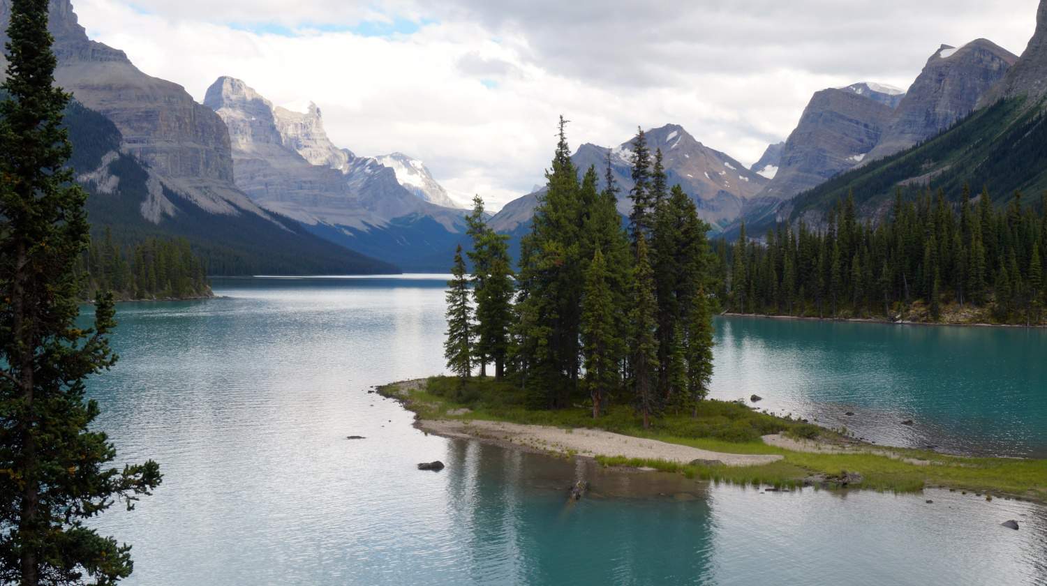 Spirit Island at Maligne Lake - Jasper, AB