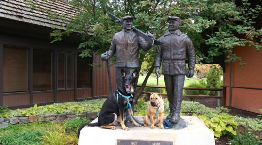 Buster and Ty in Sun Valley, Idaho