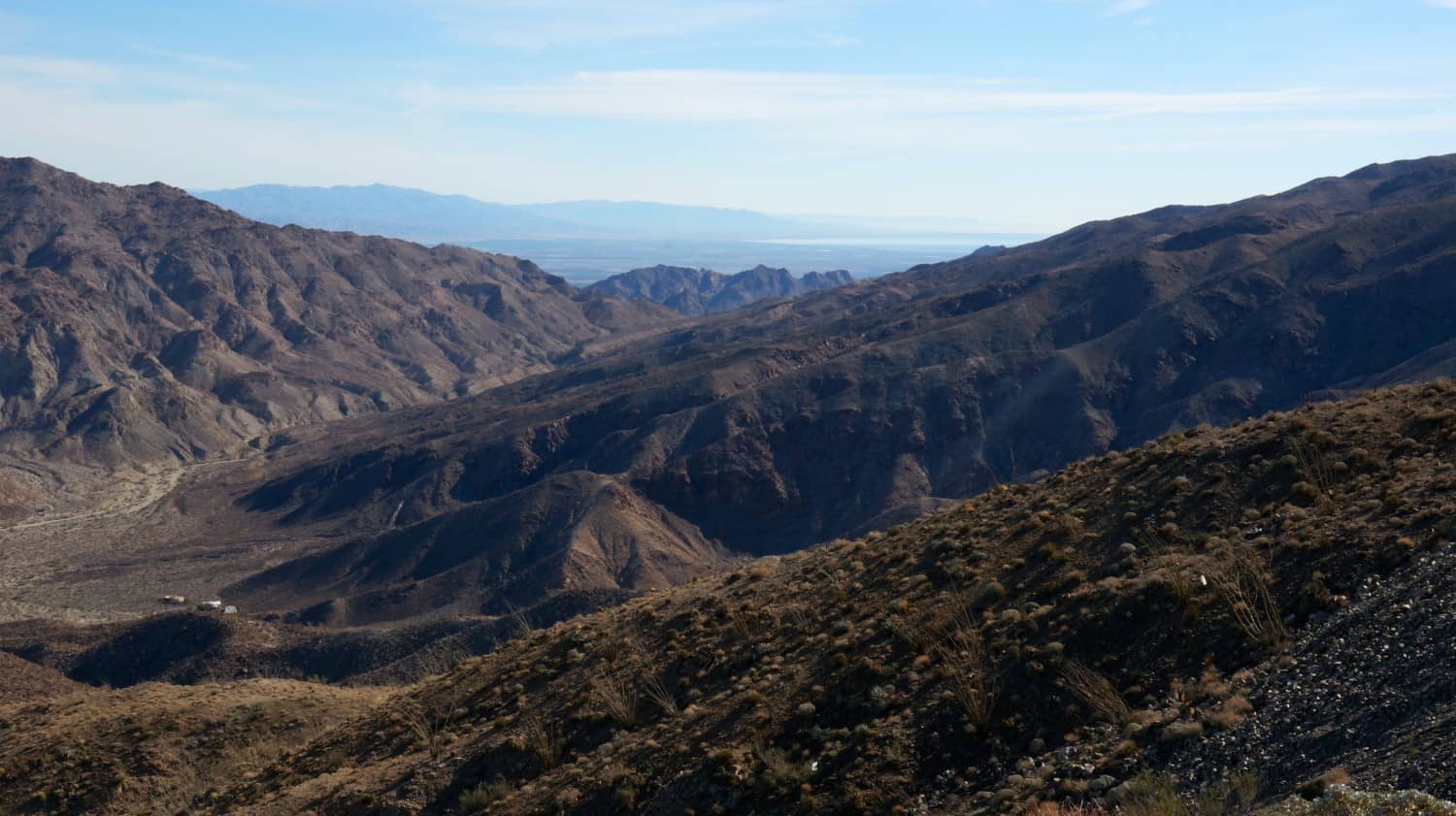 View from the pet-friendly Pines to Palms Overlook in Palm Springs, CA