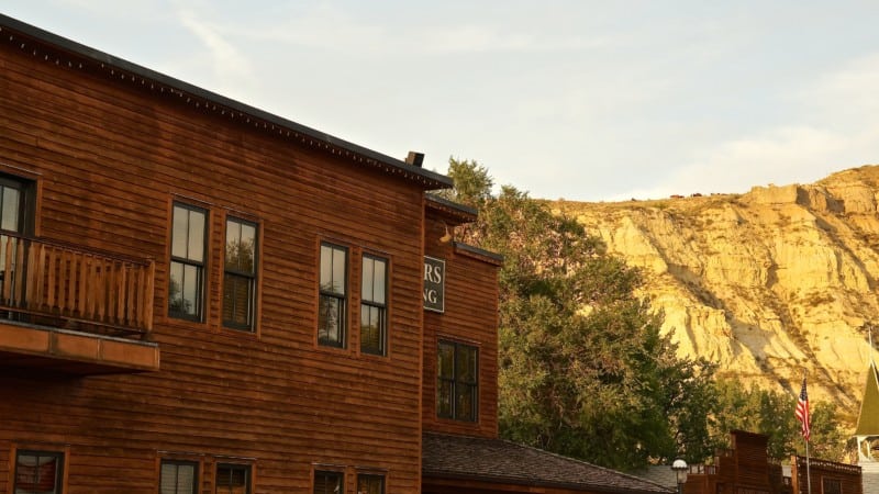 Buildings in downtown Medora, ND