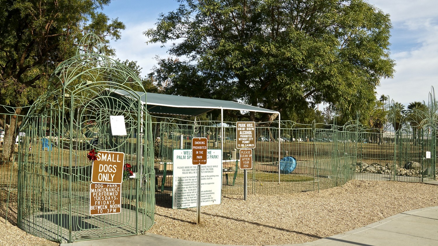 Dog Park in Palm Springs, CA