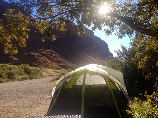 Camping in Moab, UT