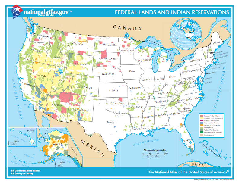 Federal Lands Map