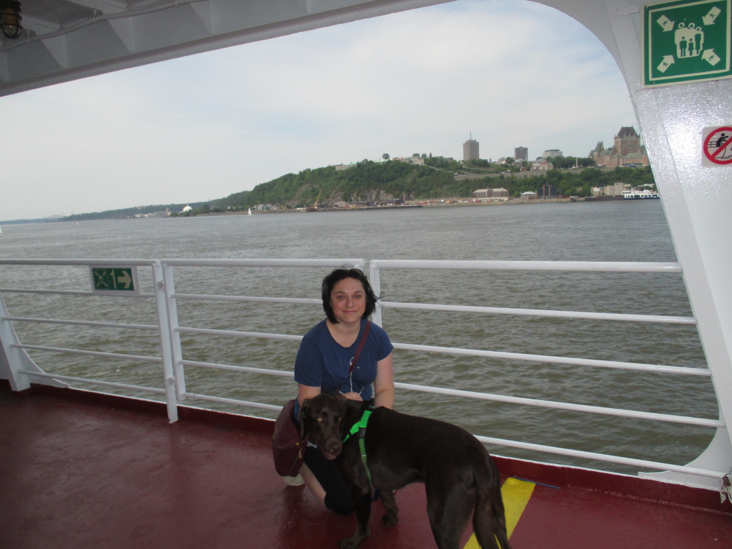 Finlay on the Ferry - Quebec, CA