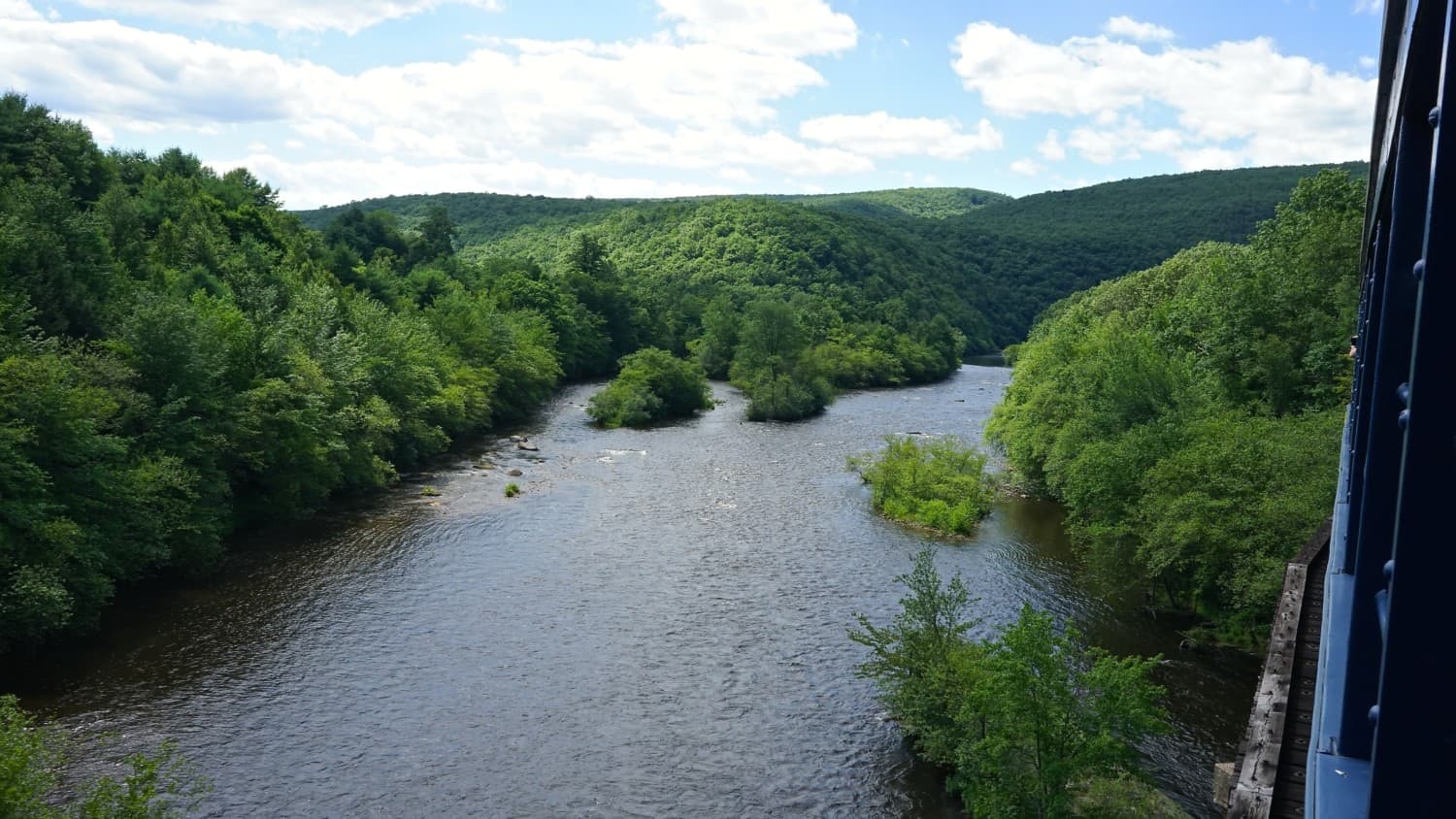 The Lehigh River from the scenic railway