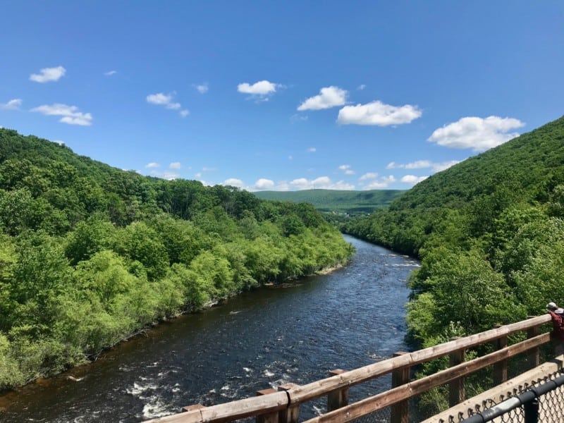 The Lehigh River from the scenic railway