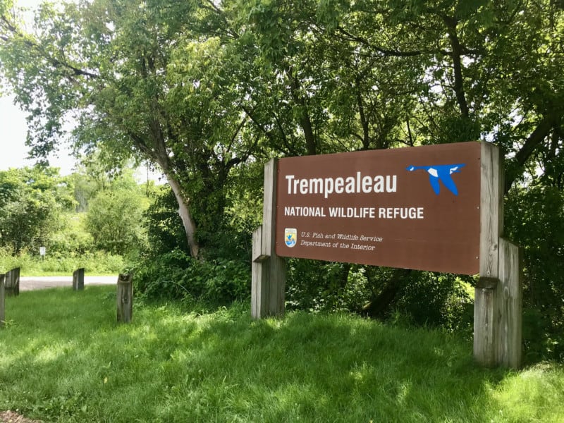 Sign at Trempealeau National Wildlife Refuge