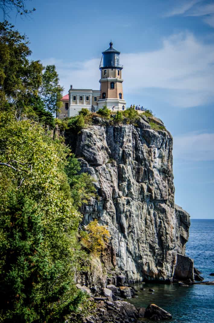 Split Rock Lighthouse on the north shore of Lake Superior in Northern Minnesota.