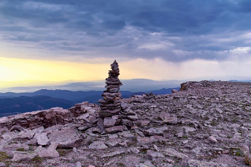 Dixie National Forest, UT - Brian Head Peak at sunset