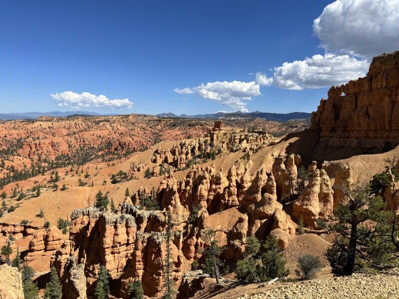 Views of red rock formations in the Dixie National Forest, UT