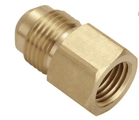 Adapter for connecting a propane fire pit to an RV quick-connect