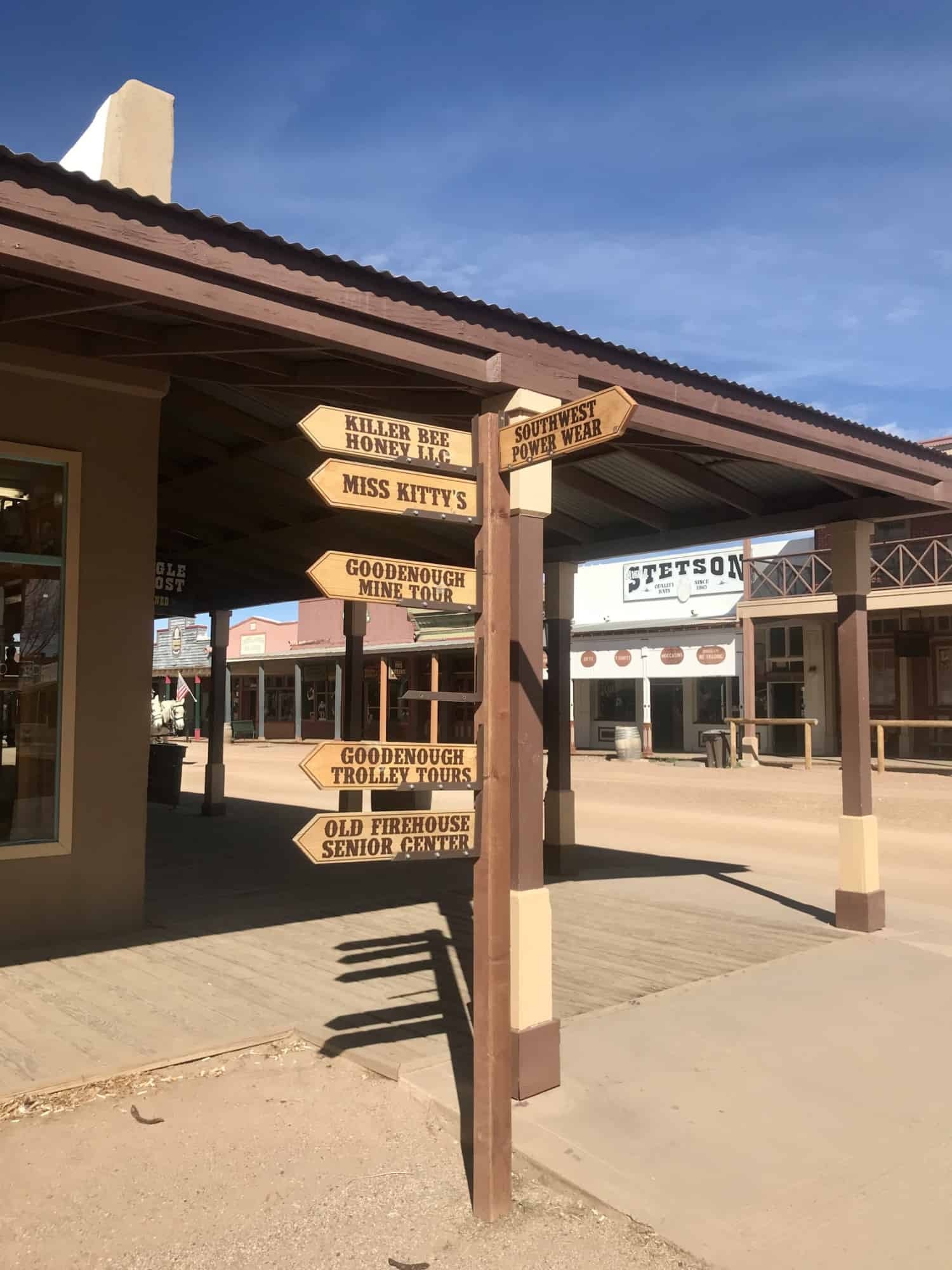 Street sign in Tombstone, AZ