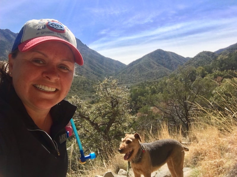 Dog-friendly hike in Madera Canyon near Tucson