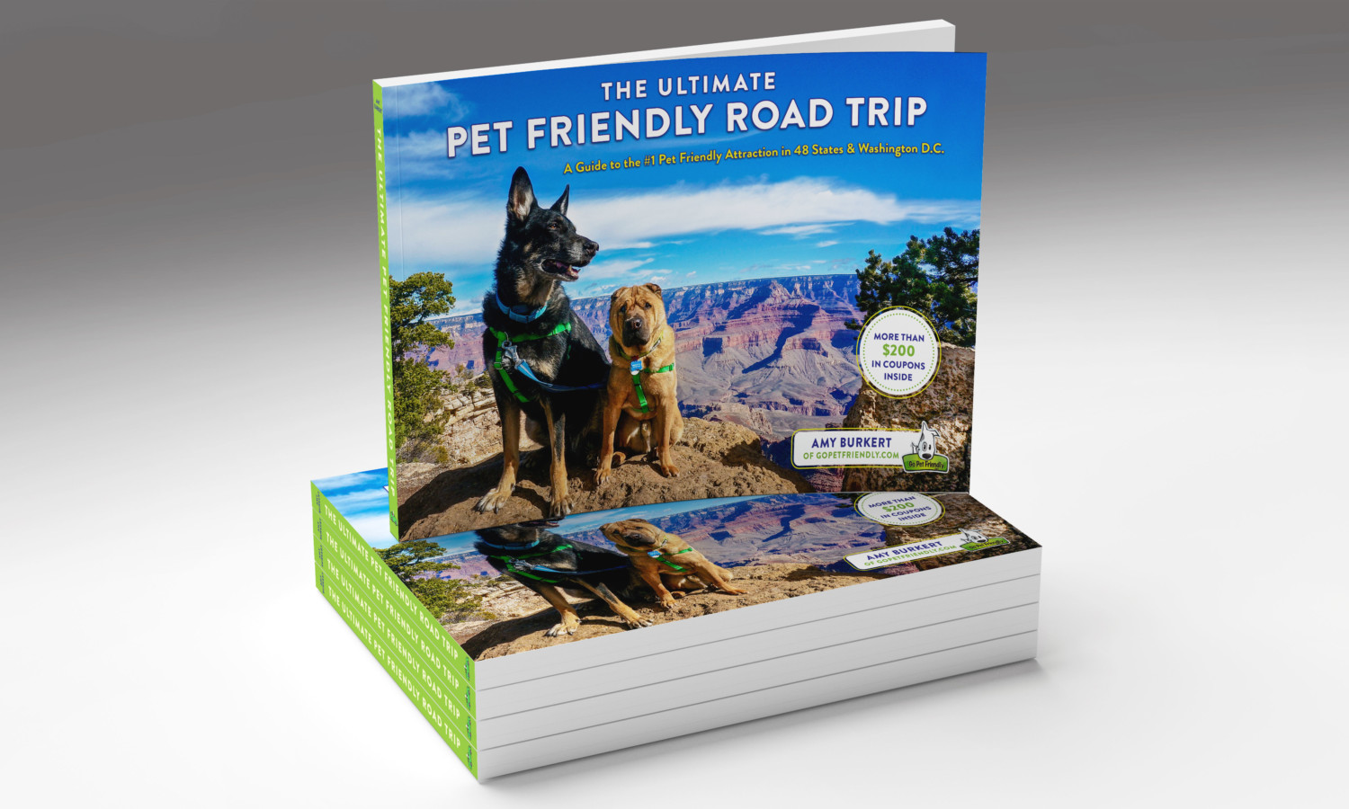 The Ultimate Pet Friendly Road Trip Cover Mockup | GoPetFriendly.com