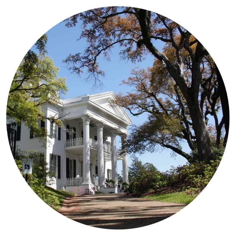 Historic mansion in Natchez, MS