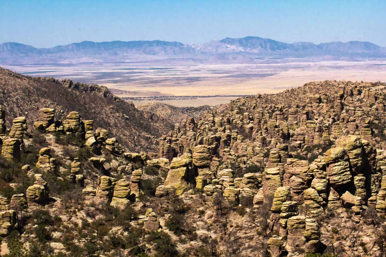 Rock formations in Chiricahua National Monument, Arizona