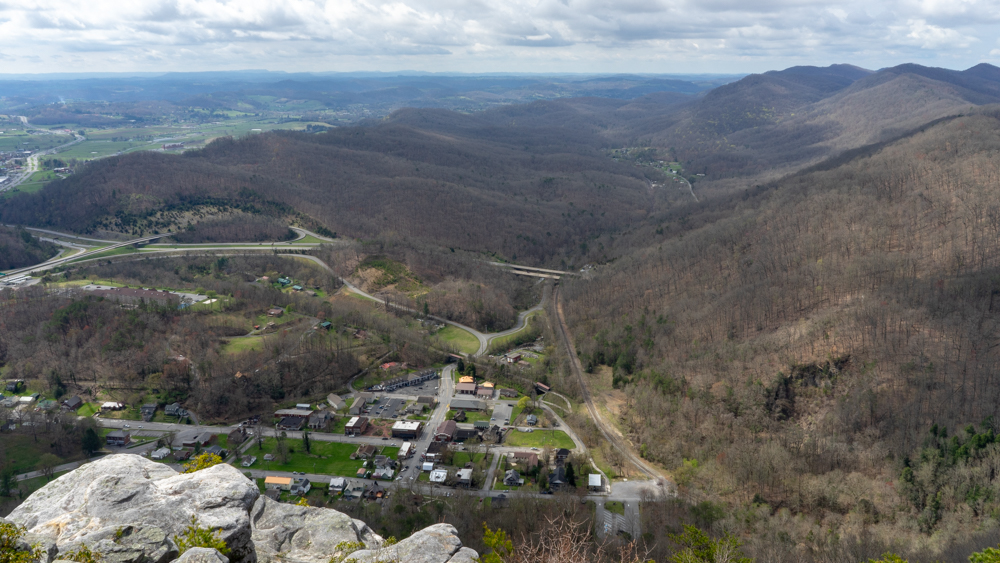 View of Cumberland Gap, KY from Pinnacle Overlook 