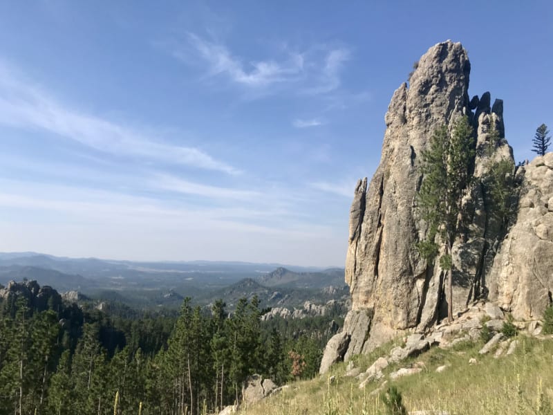 View from Needles Highway in Custer State Park, SD