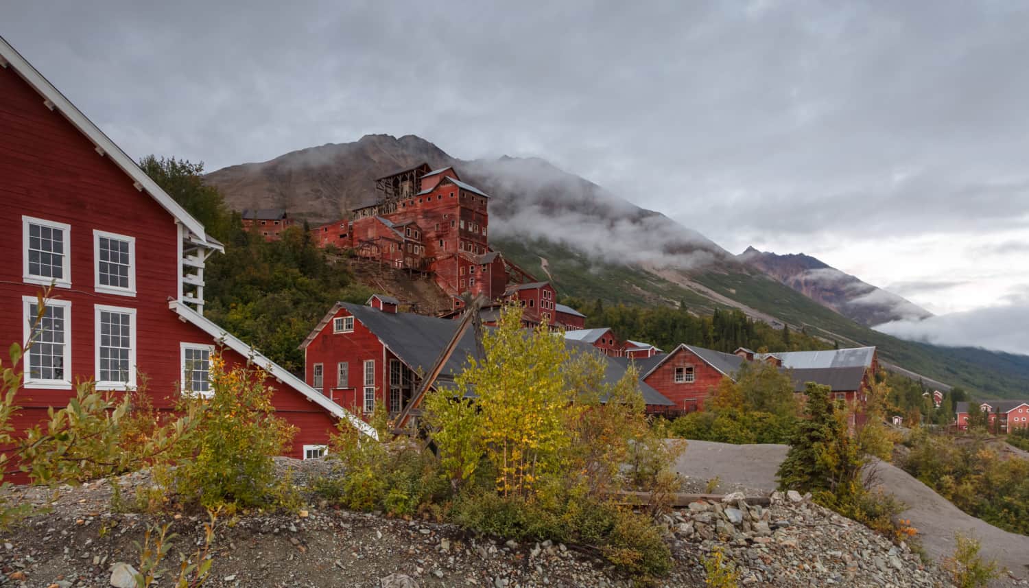 Kennicott Ghost Town in McCarthy, AK