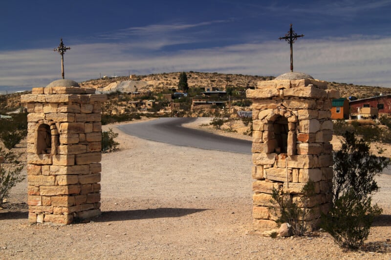 Ghost town in Terlingua, TX