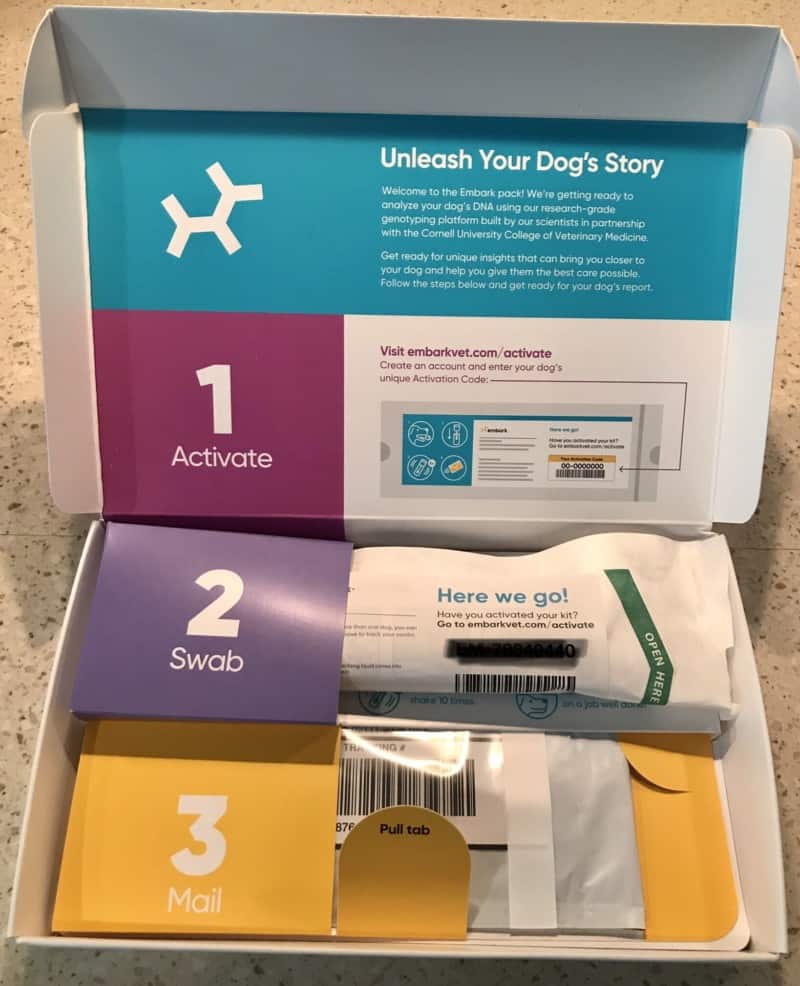 Embark Dog DNA Test Kit Instructions