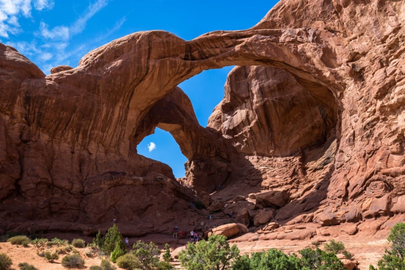 Double Arch in Arches National Park - Moab, UT