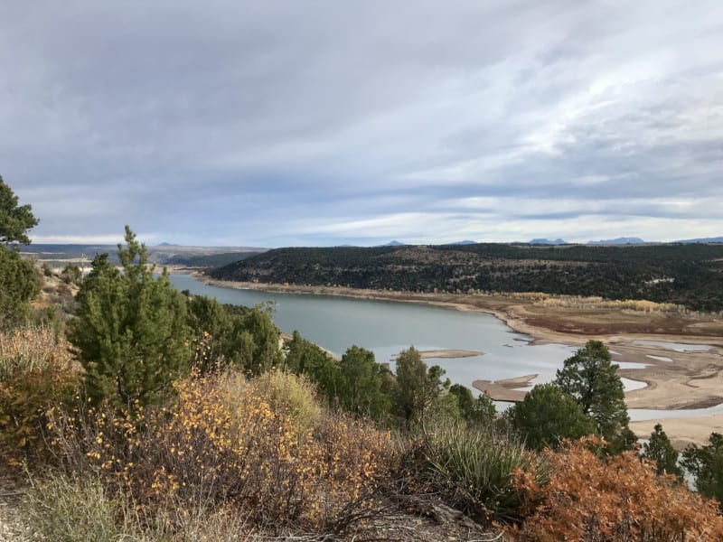 View from Escalante Pueblo at Canyon of the Ancients in Delores, CO