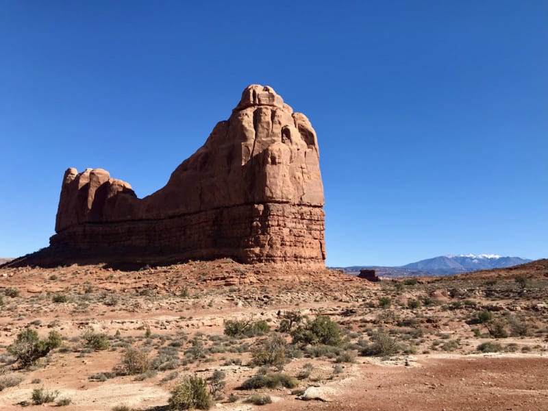 Rock formations at Arches National Park - Moab, UT