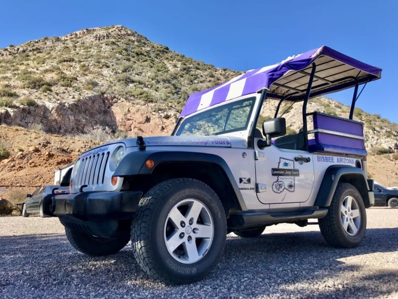 Pet friendly Lavender Jeep Tours in Bisbee, AZ