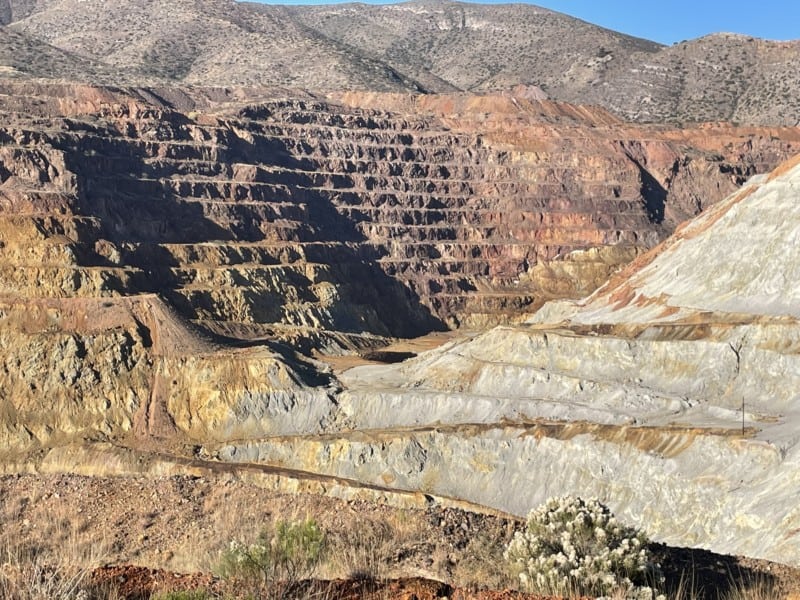 Lavender pit mine in Bisbee, AZ