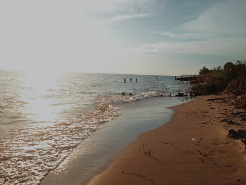 Buttersville Beach in Ludington, Michigan