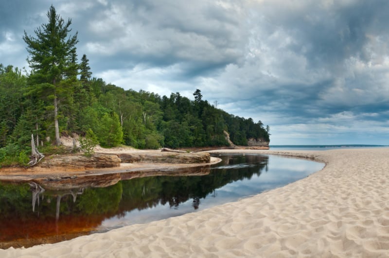 Dog Friendly Miners Beach in Michigan