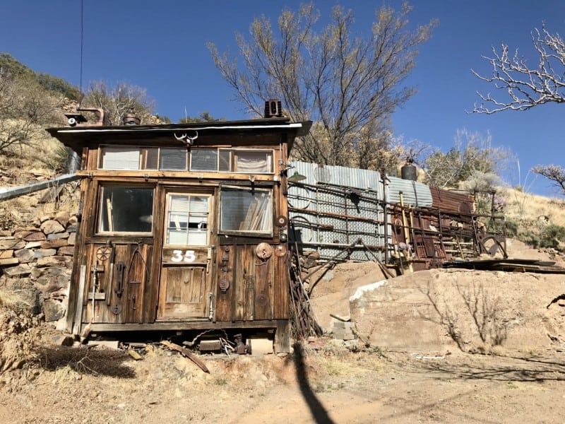 Old miner's shack in Bisbee, AZ