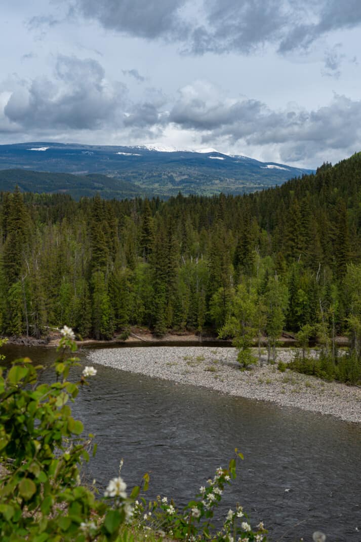 View of the Thompson River in Thompson River Provincial Park.