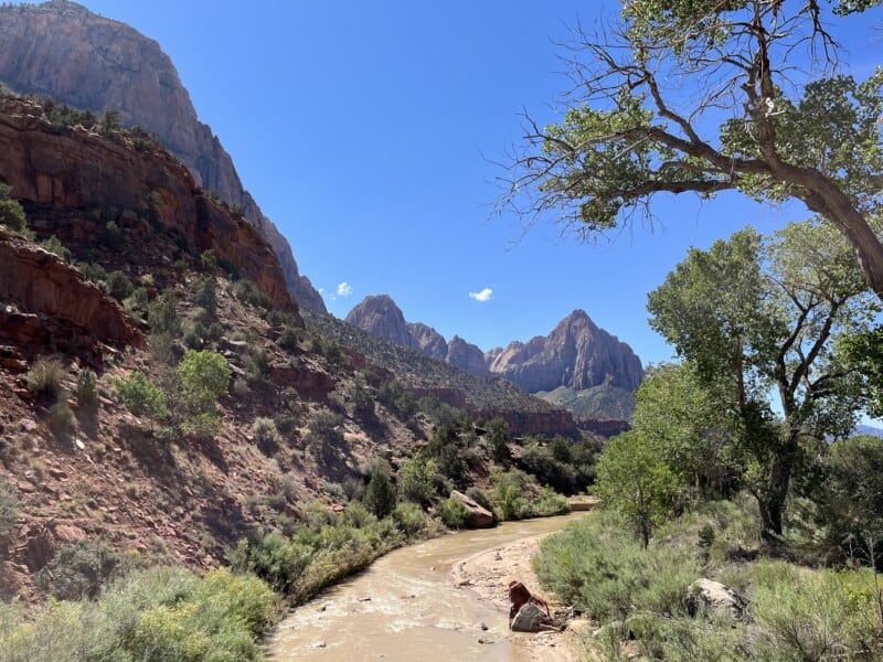 Pa'rus Trail in Zion National Park, UT