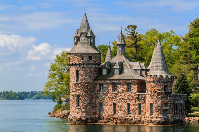 Power House of Boldt Castle on Hart Lake in the Thousand Ilsands region of New York