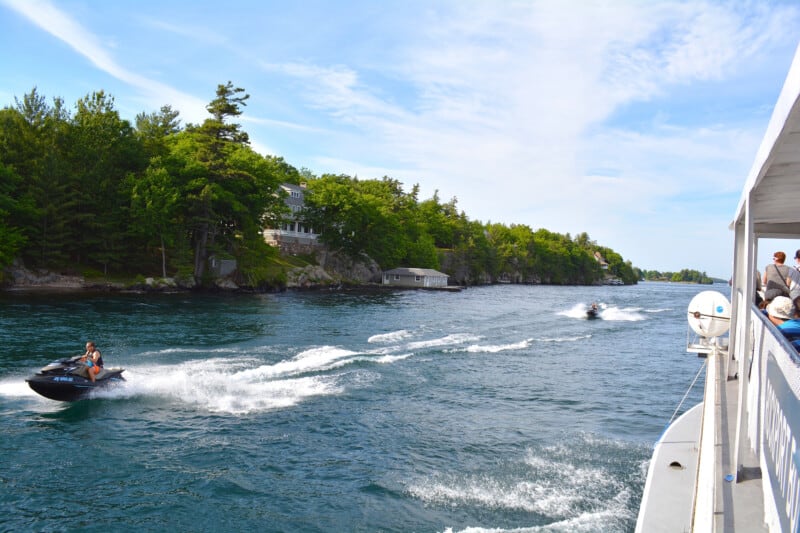 Ferry on the St. Lawrence River - Thousand Island, NY